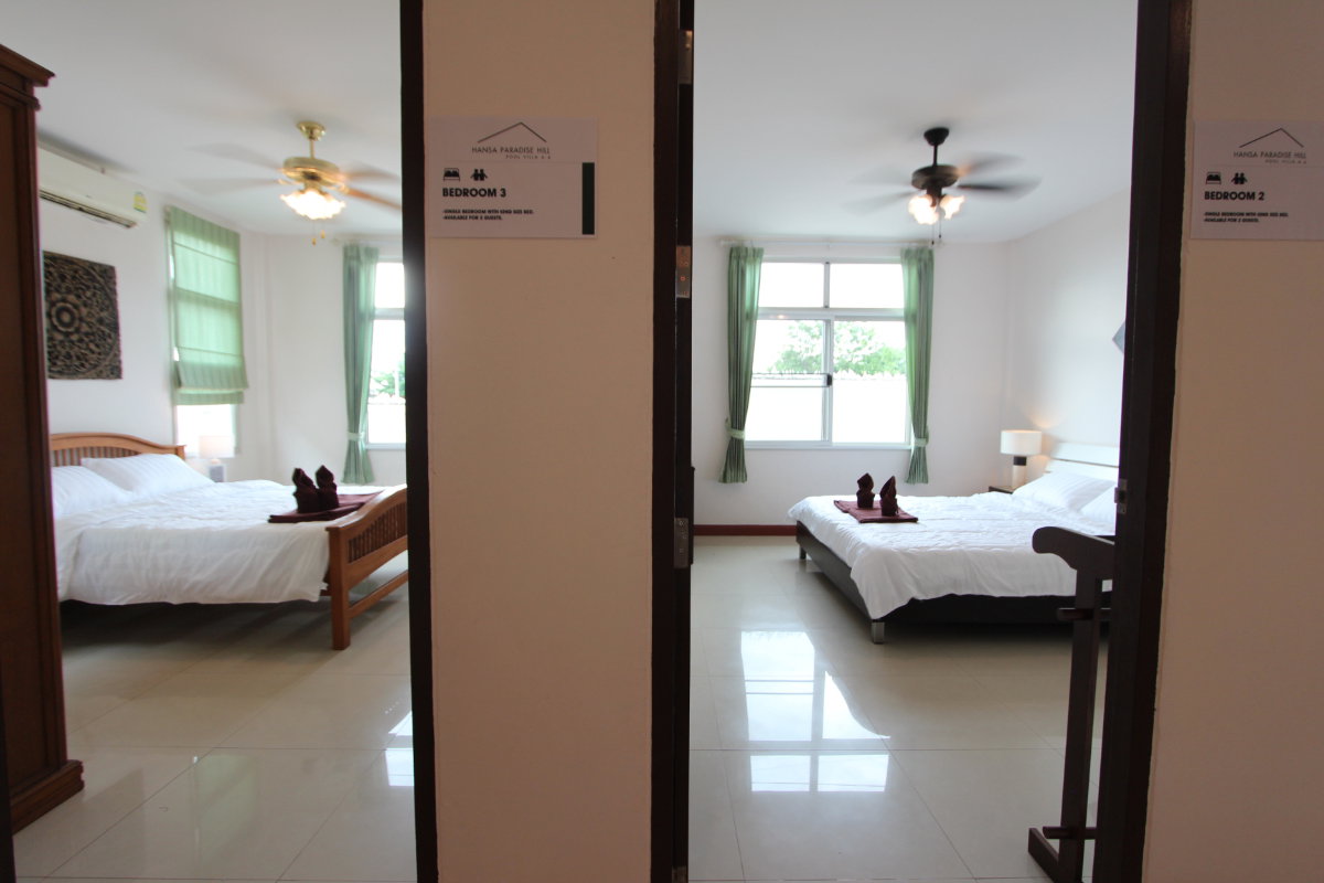 รูป ให้เช่าพูลวิลล่า 2 หลัง พัทยา-จอมเทียน | Hansa Paradise Hill | 3 นอน 3 น้ำ สระส่วนตัว เริ่ม 37,000/เดือน - รูปที่ 13/22
