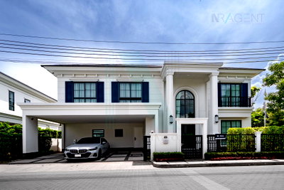 บ้านเดี่ยวให้เช่า : 📌 ให้เช่าบ้านเดี่ยว 2 ชั้น เศรษฐสิริ บางนา กม.10 4 ห้องนอน 5 ห้องน้ำ