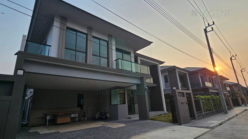 บ้านเดี่ยวให้เช่า : 📌 ให้เช่าบ้านเดี่ยว 2 ชั้น เดอะ ปาล์ม บางนา-วงแหวน 4 ห้องนอน 4 ห้องน้ำ