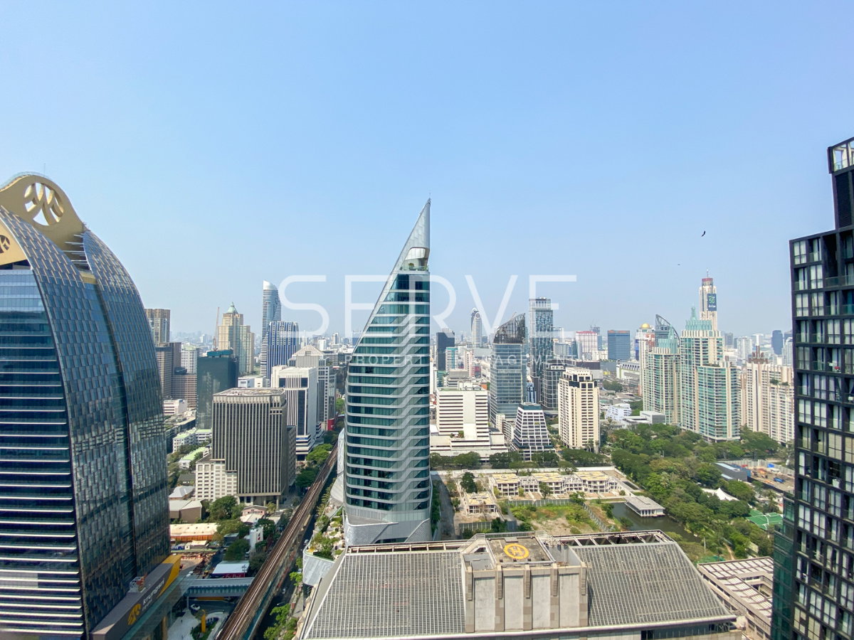 รูป 🔥ราคาดีมากที่สุด 68K🔥 - 2 นอน ห้องมุมแต่งสวยๆ ชั้นสูงมาก 35+ ชมแสงไฟกลางคืนสวยๆ บนสุดยอดทำเล ติด BTS เพลินจิต ที่ Noble Ploenchit / ให้เช่าคอนโด - รูปที่ 9/9