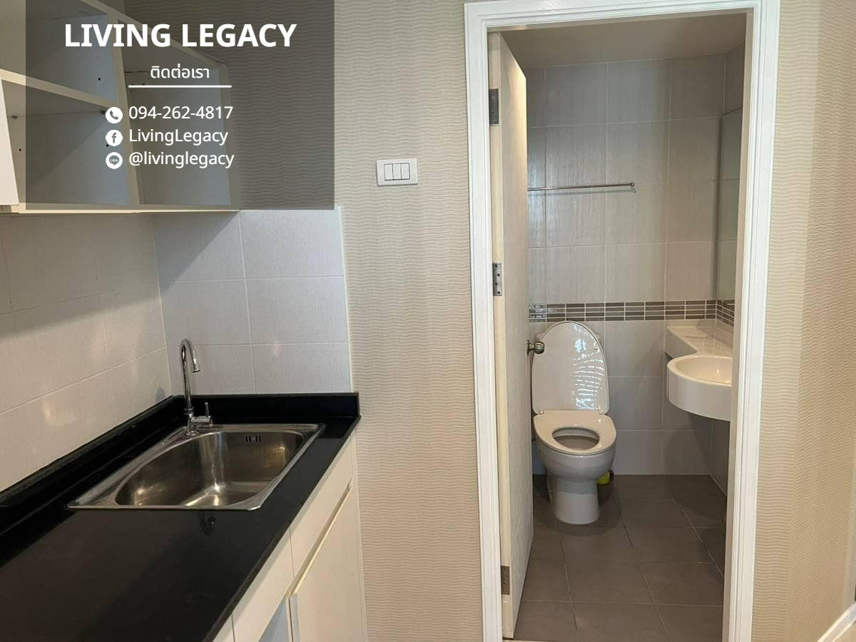 รูป SF45US เช่าด่วน คอนโด Lumpini Place Srinakarin - Huamark Station 26 ตร.ม. | ชั้น 11 | 1 ห้องนอน | 1 ห้องน้ำ 12,000 บาท/เดือน line id : @livinglegacy - รูปที่ 6/9