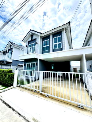 บ้านเดี่ยวให้เช่า : 📌 ให้เช่าบ้านแฝด 2 ชั้น สิวารมณ์ เนเจอร์พลัส 2 สุขุมวิท-บางปู 4 ห้องนอน 3 ห้องน้ำ