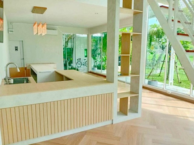 รูป ถนนราชพฤกษ์ 345 ใกล้โรบินสัน ราชพฤกษ์ 150 ม บ้านพักสไตล์รีสอร์ท 4 หลัง 4นอน 4น้ำ  200ตร.ว. 800ตร.ม. - รูปที่ 7/8