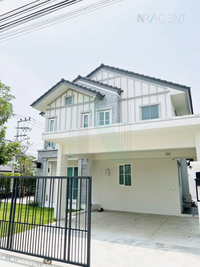 รูป 📌 ให้เช่าบ้านเดี่ยว 2 ชั้น วิลลาจจิโอ 3 ศรีนครินทร์ - บางนา 4 ห้องนอน 3 ห้องน้ำ - รูปที่ 1/8
