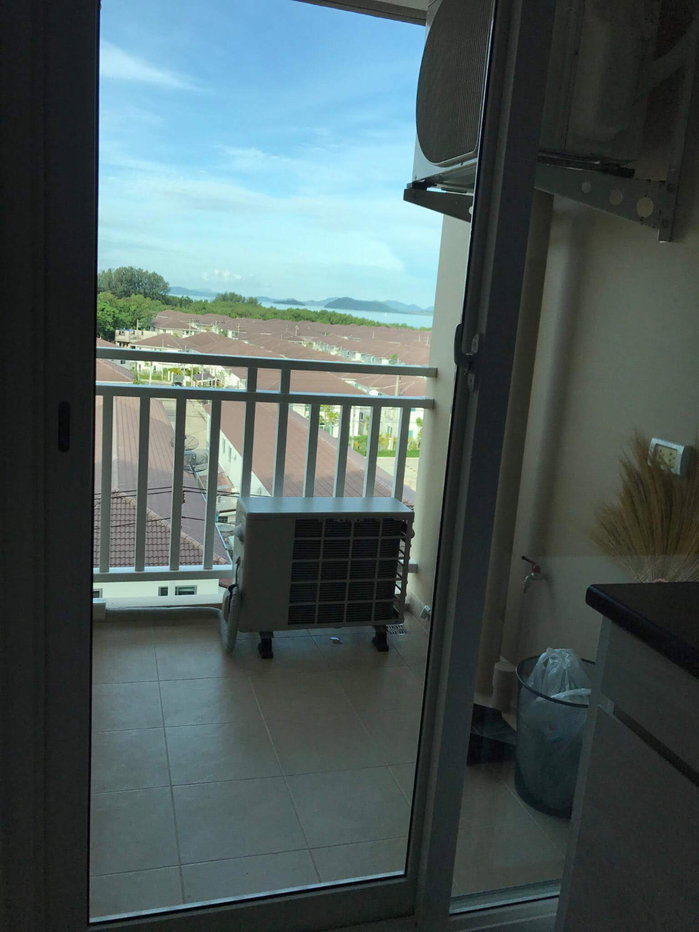 รูป ให้เช่า คอนโดฯSeaview ริมถนนเทพกระษัตรี (แยกบายพาส โตโยต้าเพิร์ล) - รูปที่ 9/14
