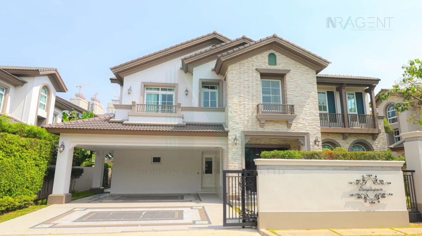รูป 📌 ให้เช่าบ้านเดี่ยว 2 ชั้น นันทวัน บางนา กม.7 4 ห้องนอน 5 ห้องน้ำ - รูปที่ 1/8