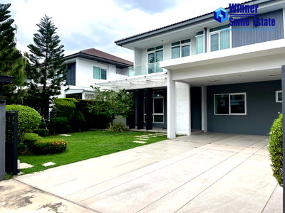 Houses for rent : Luxury house for rent, Mantana Bangna Km.7, 4 bedrooms, 5 bathrooms, near Mega Bangna.