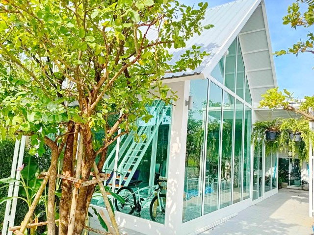 รูป ถนนราชพฤกษ์ 345 ใกล้โรบินสัน ราชพฤกษ์ 150 ม บ้านพักสไตล์รีสอร์ท 4 หลัง 4นอน 4น้ำ 200ตร.ว. 800ตร.ม. - รูปที่ 7/8