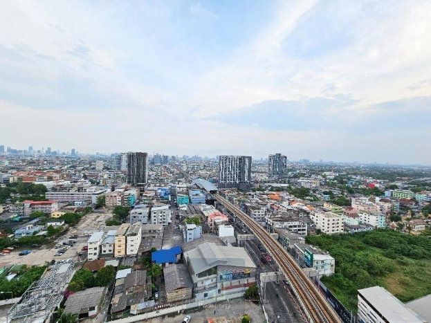 รูป ให้เช่าห้องมุม ห้องชั้นบนสุดของอาคาร ชั้น 22 มี 3 ทิศ เหนือ ตะวันตก และทิศใต้ ขายพร้อมอยู่ ทำเลศิริราช The Tree จรัญ 30 **ห้องหายาก 1 ชั้น มี1 ห้อง ** - รูปที่ 10/52