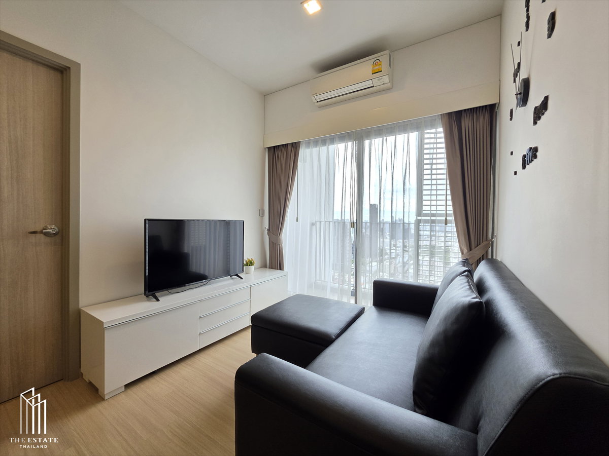 รูป For rent Whizdom Connect 1 ห้องนอน + Flexi Room ชั้นสูง วิวเมือง @ 25,000 Baht - รูปที่ 2/17