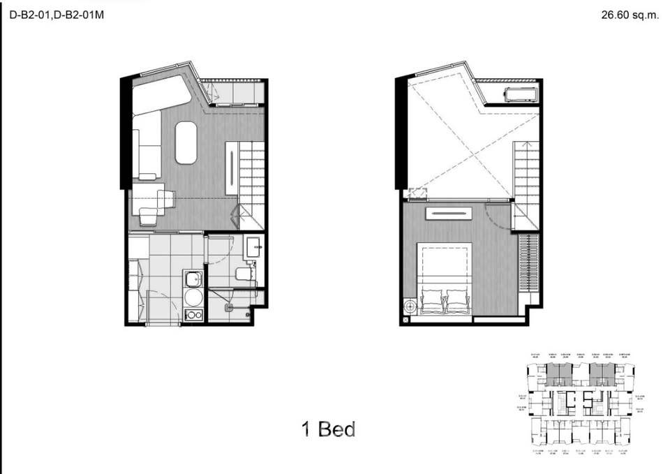 รูป ใกล้ BTS พระโขนง 200 ม. ห้อง 1 ห้องนอน KnightsBridge Space Sukhumvit-Rama4 ชั้น 17 (ID 3182831) - รูปที่ 23/23