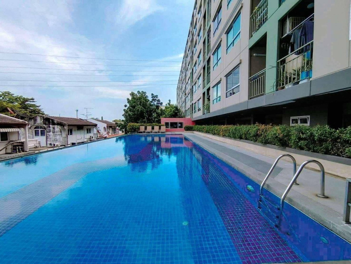 รูป ขายคอนโด ลุมพินี มิกซ์ เทพารักษ์ ขายต่ำกว่าราคาประเมิน, ใกล้รถไฟฟ้าสายสีเหลือง ศรีเทพา ขนาด 23 ตร.ม. ชั้น 8 อาคาร A3 แถมเฟอร์ฯพร้อมอยู่ได้เลย - รูปที่ 14/16