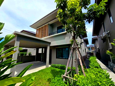 Houses for sale บิ๊กซี บางพลี : 📌 For Sell Twin house COMO BOTANICA II BANGNA 2-story 3 bedroom 3 bathroom