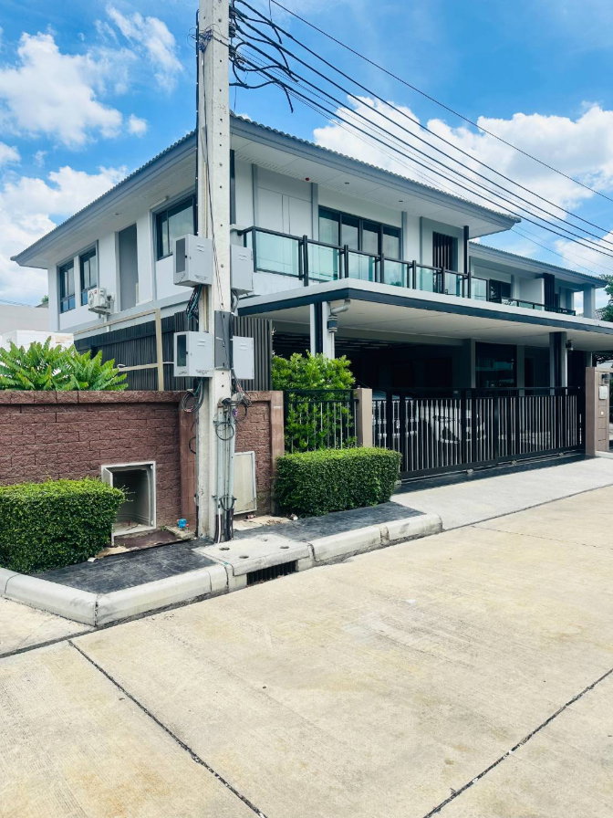 รูป ขายบ้านเดี่ยว โครงการภัสสร พุทธมณฑลสาย2 - บางแวก ขนาด 108 ตารางวา ใกล้เดอะมอลล์บางแค - รูปที่ 2/10