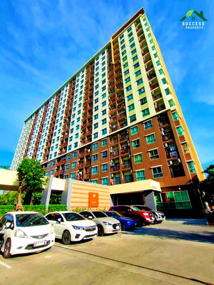 Condos for sale : Condo for Sale: The Parkland Lite Sukhumvit-Paknam. Corner unit, 12A floor, with Chao Phraya River view. 200 meters from BTS Paknam station. 