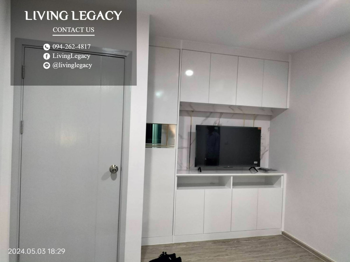 picture SXBEAE Rent RYE Huamark 11,000 THB | 30 sq.m. Floor 3 | 1 Bed 1 Bath | Furnished - 4/7