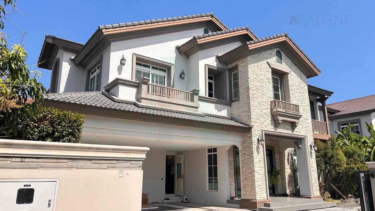 รูป 📌 ให้เช่าบ้านเดี่ยว 2 ชั้น นันทวัน บางนา กม.7 4 ห้องนอน 5 ห้องน้ำ - รูปที่ 1/8