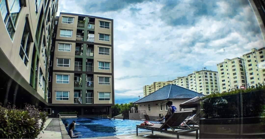 รูป ขายคอนโด ลุมพินี มิกซ์ เทพารักษ์ ขายต่ำกว่าราคาประเมิน, ใกล้รถไฟฟ้าสายสีเหลือง ศรีเทพา ขนาด 23 ตร.ม. ชั้น 8 อาคาร A3 แถมเฟอร์ฯพร้อมอยู่ได้เลย - รูปที่ 13/16