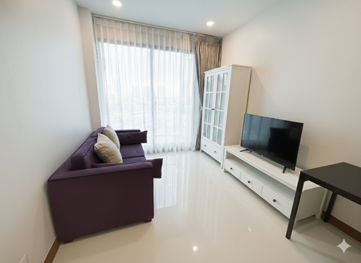 รูป 🔥 Supalai Premier Charoen Nakhon ห้องใหญ่ 1 Bedroom ชั้น 14 ขนาด 48 ตร.ม. ใกล้ ICONSIAM เพียง 19,000 บาท/เดือน! 🌆✨ - รูปที่ 3/7