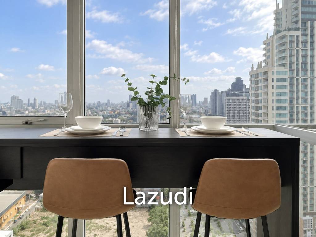 รูป 40 sqm high floor 1 bedroom condo at Rhythm Sathorn - Narathiwas Bangkok - รูปที่ 4/4
