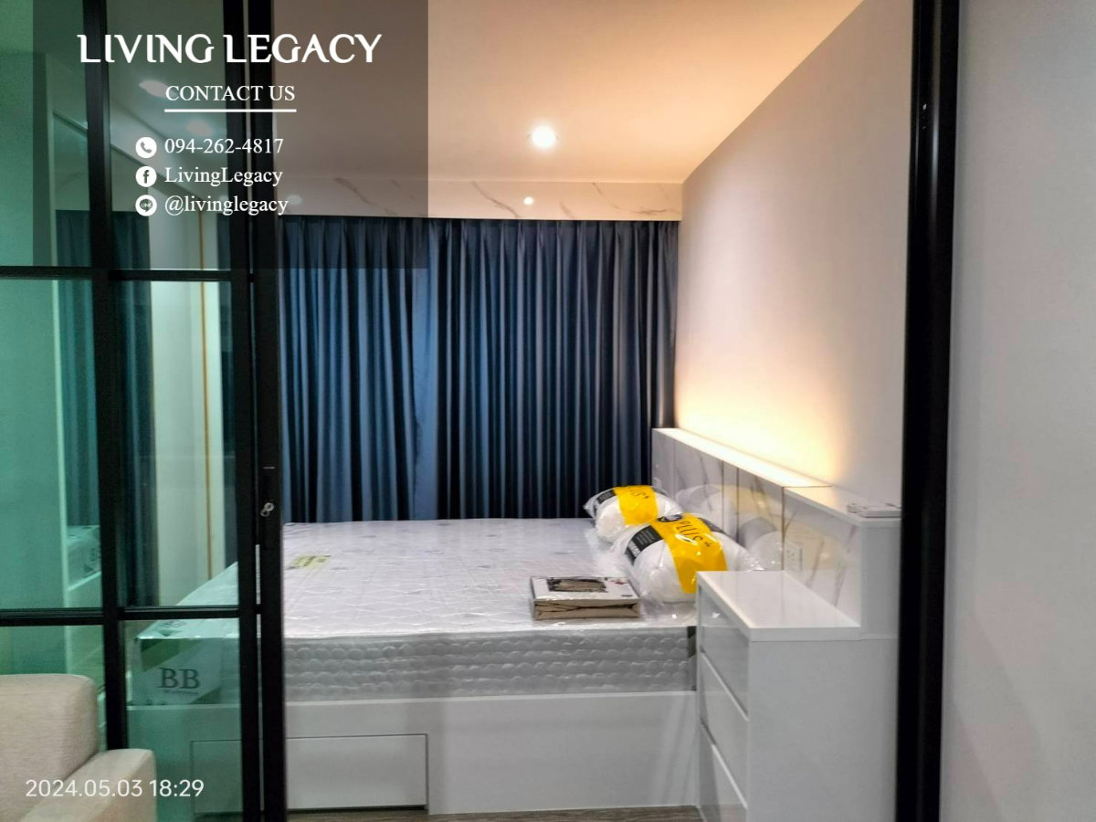 picture SXBEAE Rent RYE Huamark 11,000 THB | 30 sq.m. Floor 3 | 1 Bed 1 Bath | Furnished - 2/7