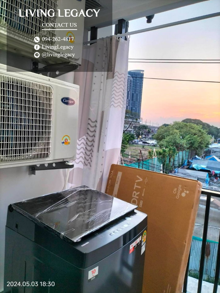 picture SXBEAE Rent RYE Huamark 11,000 THB | 30 sq.m. Floor 3 | 1 Bed 1 Bath | Furnished - 6/7