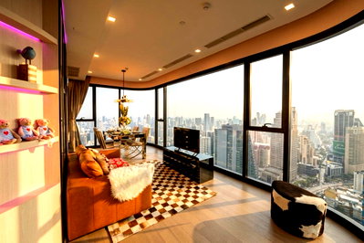 คอนโดให้เช่า : Ashton Asoke 3ห้องนอน 3ห้องน้ำ สุดหรูหายากใจกลางอโศก
