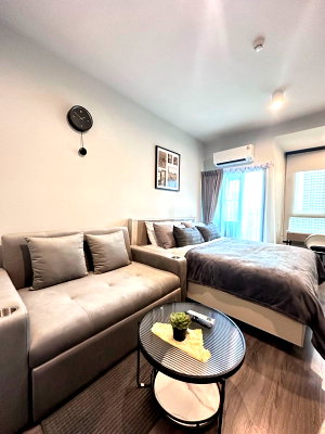 Condos for rent : PFD-08944 Condo for rent Ideo Ramkhamhaeng - Lam Sali Station, fully furnished, ready to move in, near MRT Lam Sali Intersection 🏙️✨