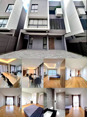 Houses for rent : 💥CP-11621💥 For Rent: 3-story detached house in Feel Town Lat Phrao 101 project. 👉Add Line @luxeliving