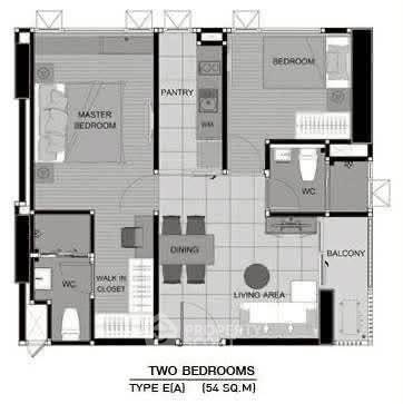 picture 17th-Floor 2-BR Condo At Aspire Sukhumvit 48 Near BTS Phra Khanong (ID 3188200) - 18/18