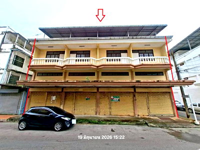 อาคารพาณิชย์ จันทบุรี : อาคารพาณิชย์ 64 ตร.วา เมืองจันทบุรี จันทบุรี 11.9M