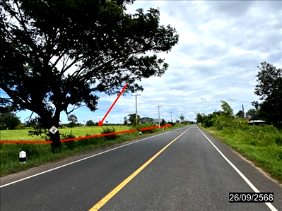 ที่ดิน ตระการพืชผล อุบลราชธานี : ที่ดินว่างเปล่า 5048 ตร.วา ตระการพืชผล อุบลราชธานี 3.7M