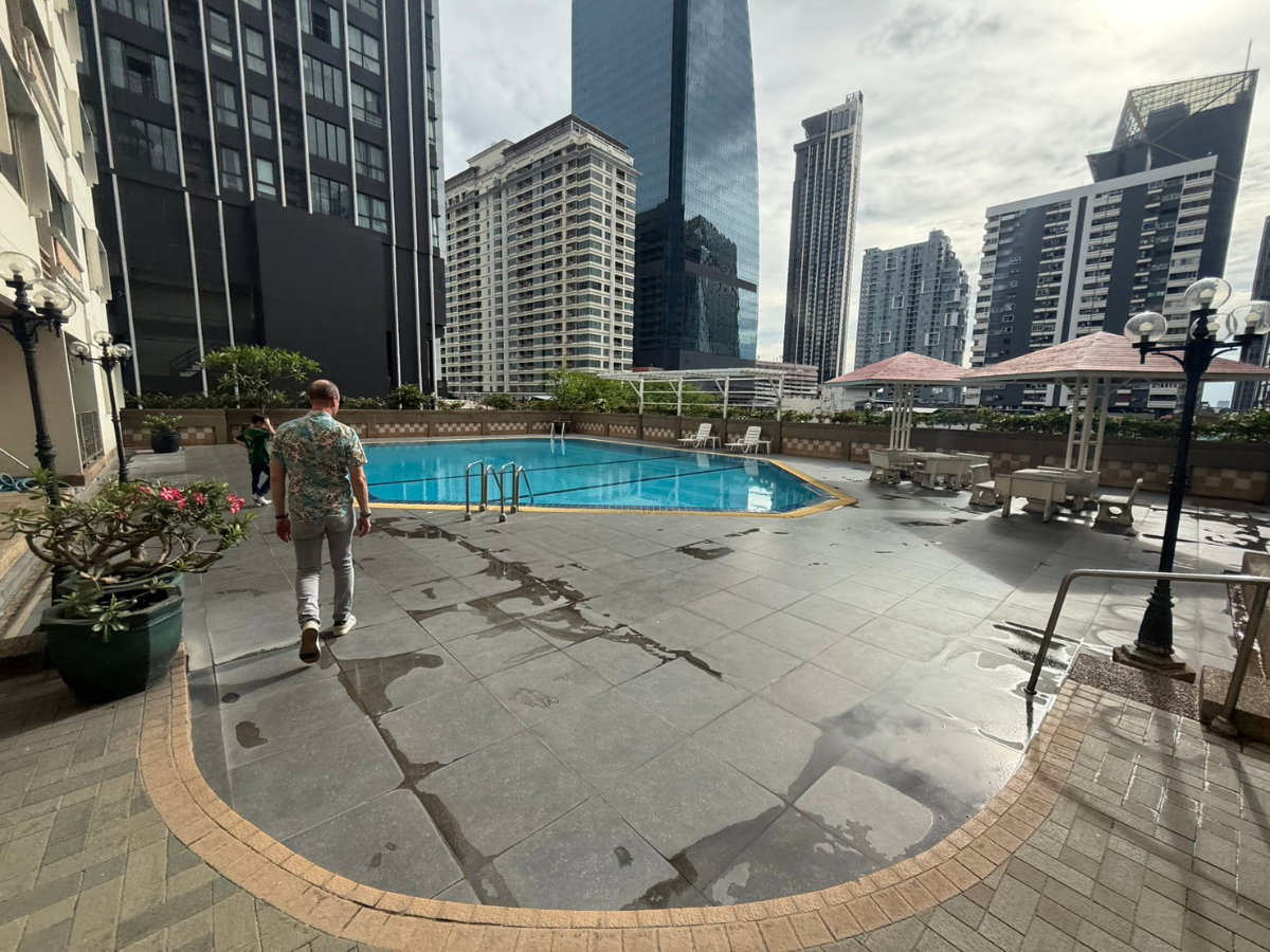รูป  ให้เช่าคอนโดเพชร 9 ทาวเวอร์. ย่านประตูน้ำ  เนื้อที่ 100 ตารางเมตร ห้องนอน 2 ห้องน้ำ 2 ชั้น 19  - รูปที่ 32/42