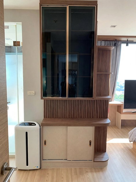 picture This is a **66 sqm, 2-bedroom / 2-bathroom unit at Rhythm Phahol-Ari**, located on the 22nd floor. - 4/7