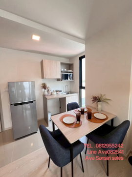 🏢 dcondo Vivid, Bangkok University area. 34 sq m unit, 2,890,000 THB, monthly payment 11,000 THB. ✔ Free transfer fees. Tel 0812955242 Sales Eva