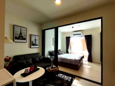 คอนโดให้เช่า : ให้เช่าคอนโด เอ สเปซ เมกา 2 อาคาร 1 ชั้น 25 1 ห้องนอน ขนาด 30.00 ตรม ใกล้ Mega บางนา