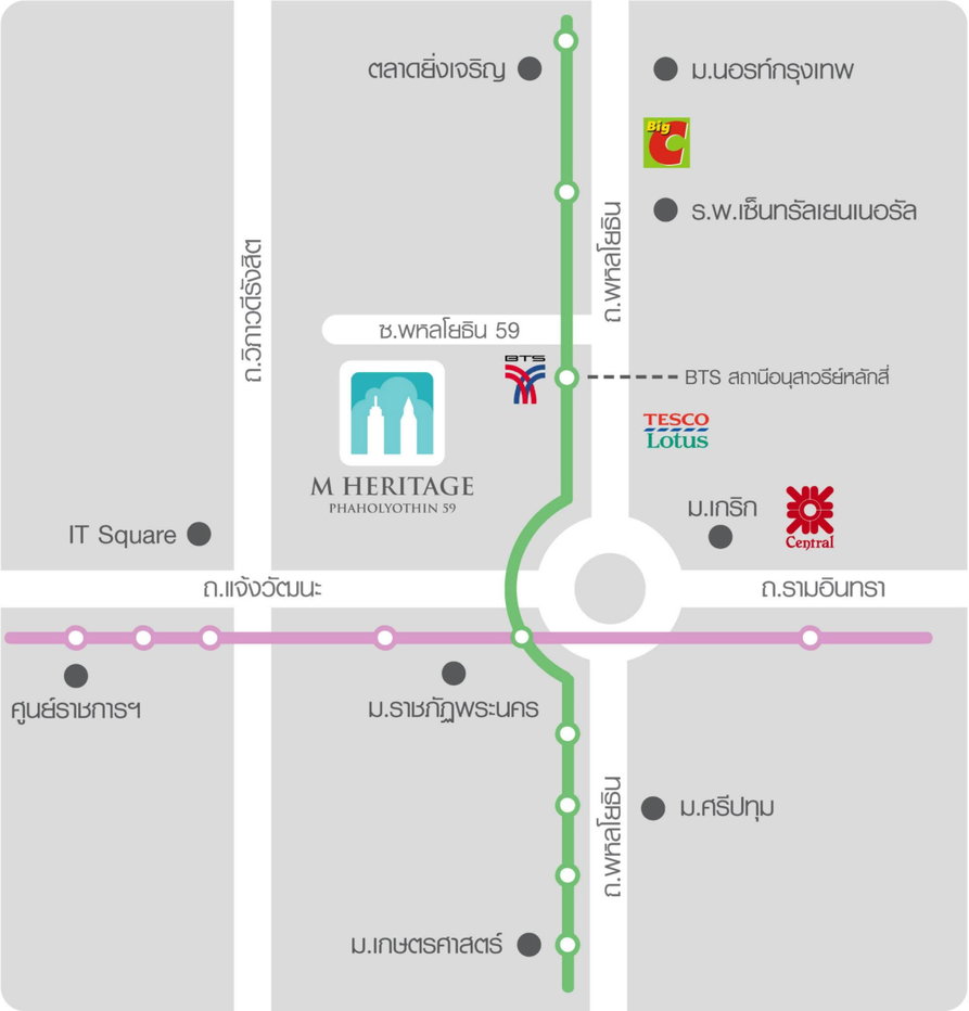 picture Condo M Heritage BTS Phaholyothin 59 for sales - 9/9