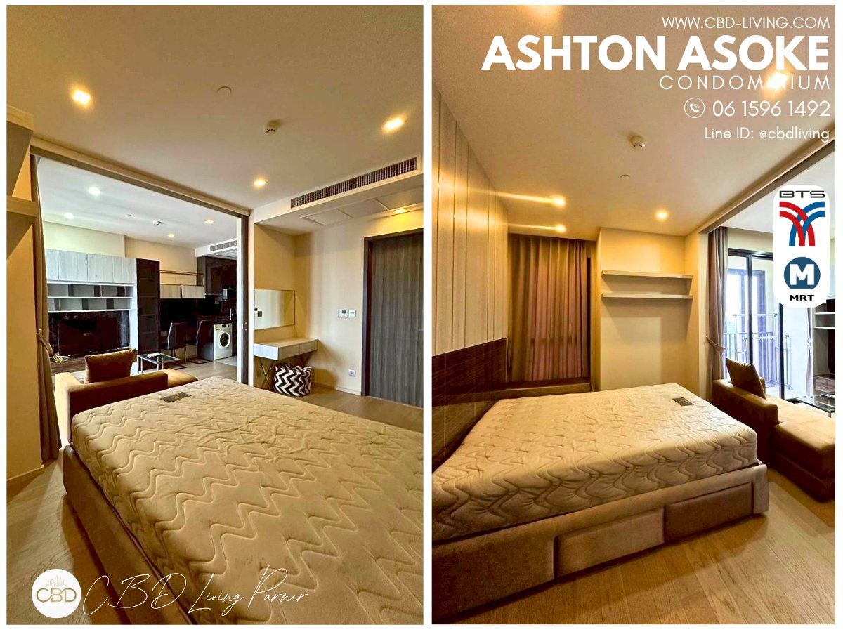 รูป Ashton Asoke For Rent | 1 Bedroom Condo | Fully Furnished | Ready to Move In - รูปที่ 2/3