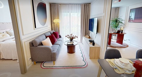 THE BASE Srichan Khon Kaen | 2 Bedrooms + Multipurpose Room | Spacious 62 Sq.m. | Fully Furnished & Ready to Move In