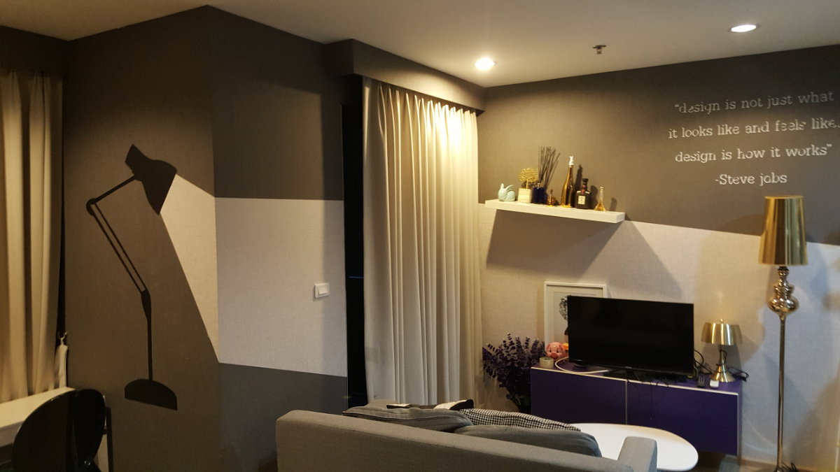 รูป For Sale The Base Ramkhamhaeng Condo Studio room 28st. Floor 0869888099 Line ID: dhiradhn - รูปที่ 1/15