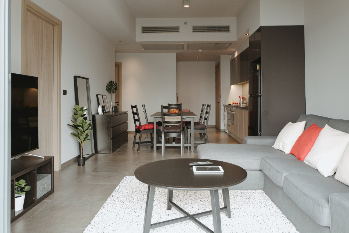รูป 2 ห้องนอน (For Rent/ให้เช่า) The Lofts Asoke - TLA017 - รูปที่ 2/16