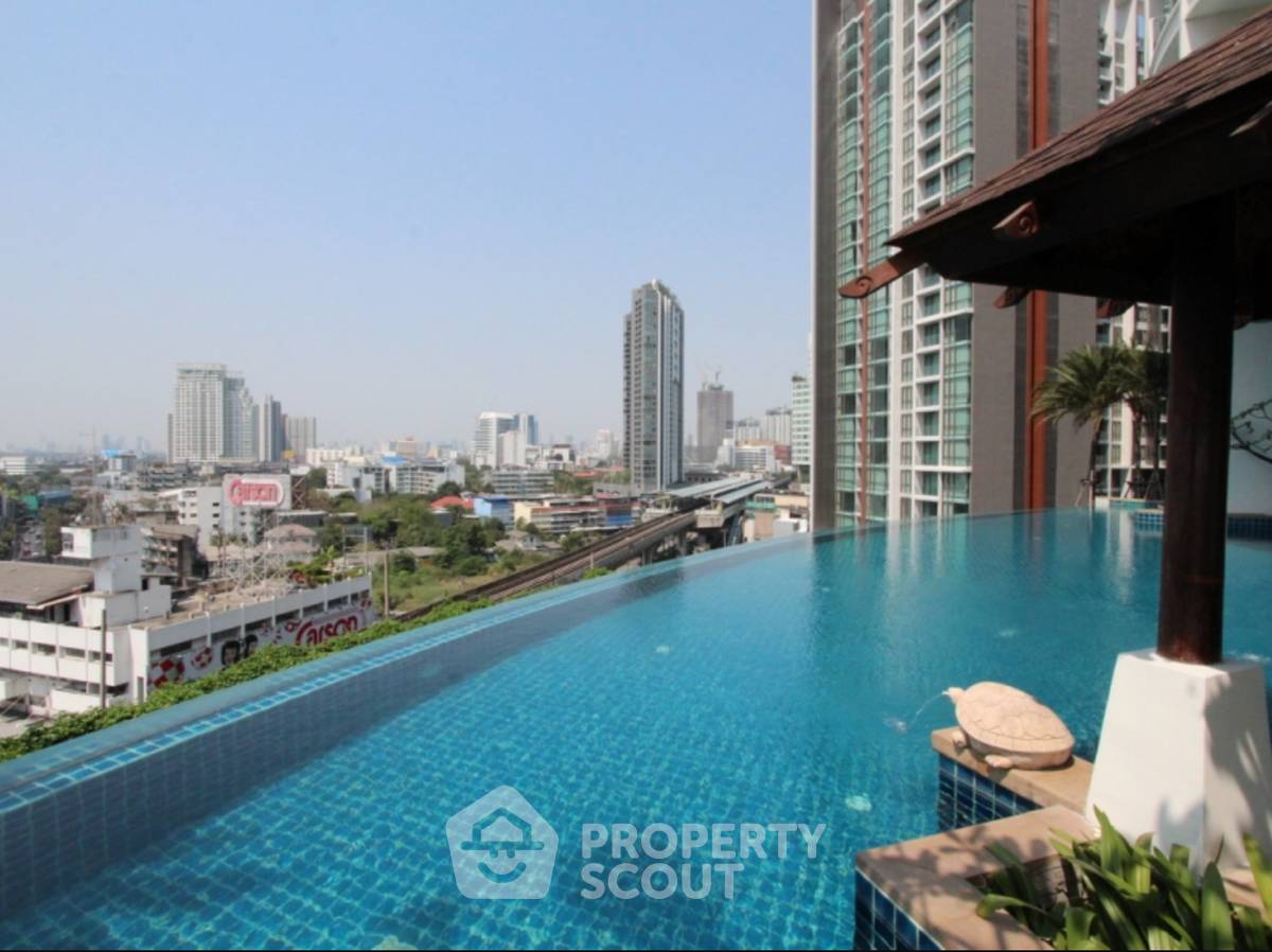 picture 24th-Floor 1-BR Sky Walk Residences 200m To BTS Phra Khanong (ID 3186922) - 3/3