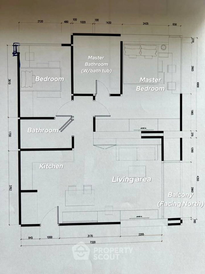 รูป คอนโด 2 ห้องนอน ชั้น 27 Rhythm Sukhumvit 42 ใกล้ BTS เอกมัย 200 ม. (ID 3184989) - รูปที่ 6/10