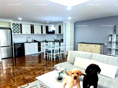 Condos for rent : Big Pet-Friendly Condo for Rent BTS Phrom Phong/BTS Thonglor/Rooftop grass zone for pooping/Bathtub/Near Maestro39