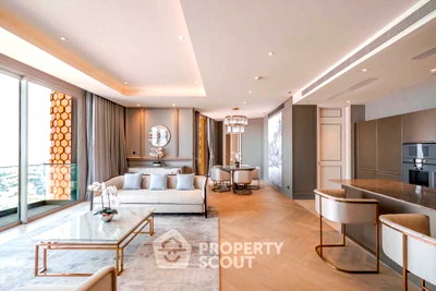 คอนโดให้เช่า : คอนโด 3 ห้องนอน The Residences At Mandarin Oriental Bangkok ใกล้ BTS สะพานตากสิน (ID 3178925)