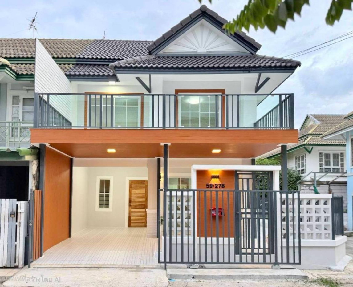 รูป บ้านสวย หลังมุม ใกล้เซ็นทรัล เวสเกต #หมู่บ้านพฤกษา 18 บางใหญ่ ทาวน์เฮ้าส์ 3 ห้องนอน ใกล้ MRT สถานีบางใหญ่ - รูปที่ 3/24