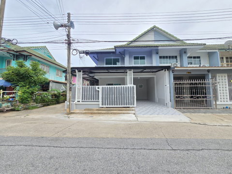 หมู่บ้านพฤกษา12 หลังมุม ถนนรังสิต-นครนายก รังสิต-คลองสาม คลองหลวง ปทุมธานี ซ.6/4 ทิศเหนือ ทาวน์เฮ้าส์ รีโนเวทใหม่ ทำเลดี