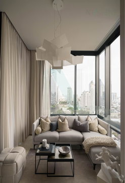 📌 ให้เช่าคอนโด แอชตัน สีลม อาคาร 1 ชั้น 21 2 ห้องนอน ขนาด 72 ตรม ใกล้ รร. Pullman