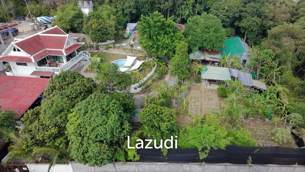 picture Land with Mountain & Sea Views in Bang Rak, Koh Samui - 2/9