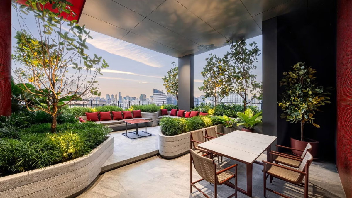 รูป THE BASE Urban Rama 9 | ราคาพิเศษ! ห้องสวยพร้อมอยู่ ใกล้ MRT | ใกล้ Central Rama 9  ส่วนกลางจัดเต็ม - รูปที่ 12/17